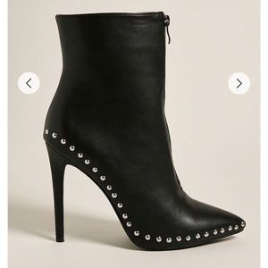 Forever 21 PU Ankle Boots